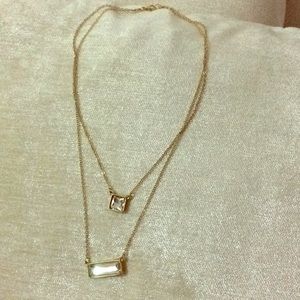 Gold Double layered with silver center pieces